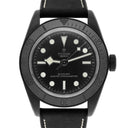 Tudor Black Bay 41 Black Ceramic Leather Strap Men's Watch M79210CNU-0001 Unworn