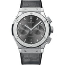 Hublot Classic Fusion Chronograph Titanium 521.NX.7071.LR Grey Strap Grey Dial Watch 2024