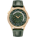 Patek Philippe Complications World Time 7130R-014 Rose Gold Case Green Dial Watch 2024