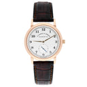 A. Lange & Söhne 206.032 / LSLS2064AD Argenté Dial Black Leather 18K Pink gold Watch