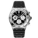 Breitling Chronomat B01 AB01342B1B1S1 42mm NFL Las Vegas Raiders Edition Black Dial Uni-directional Bezel Stainless Steel With Black Rubber Watch