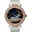 Cartier Panther Au Claire de Lune HPI00712 Rose Gold With White Leather Watch/Blue Dial 2024