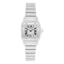 Cartier Santos Galbée Silver Dial Small Steel Ladies Watch W20056D6/1565