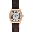 Cartier Tortue Small Rose Gold Ladies Watch W1556360/3698 with Leather Strap