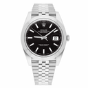 Rolex Datejust 41 Steel Black Index Dial Mens Watch Jubilee Band 126300 - 2017