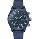 IWC Pilot's Chronograph 41mm TOP GUN Oceana Watch IW389404 Ceramic Case Blue Dial Blue Rubber Strap 2024