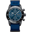 Breitling Superocean Heritage Chrono II Stainless Steel With Blue Fabric Watch Blue Dial M133132A1C1W1 2024