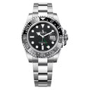 Rolex GMT-Master II 40mm 126710GRNR-0004 Oyster Stainless Steel Watch Black Dial 2025