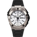 IWC Ingenieur Double Chronograph IW386501 Titanium with Black Rubber Watch 2018