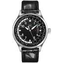 IWC Pilot Worldtimer IW326201 Stainless Steel with Black Crocodile Leather Watch 2018