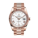 Rolex Day-Date 40mm 228235-0032 Presidential Rose Gold Watch White Roman Dial 2024