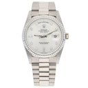 Rolex Day-Date 18239 President Band 18K White Gold Diamond Dial