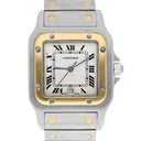 Cartier Santos Galbee Quartz 29 mm Two Tone Yellow Gold Ladies Watch 187901