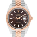 Rolex Datejust 126331-0002 41mm Jubilee Chocolate Dial Stainless Steel & Rose Gold Watch - 2025