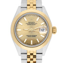 Rolex Datejust 28mm 279163-0001 Two-Tone Steel and Yellow Gold Champagne Dial Ladies Watch Jubilee Bracelet