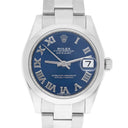 Rolex Datejust 178240 31mm Blue Roman Dial Stainless Steel Watch