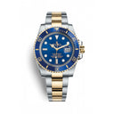 Rolex Submariner 40mm Oyster 116613LB Stainless Steel & Yellow Gold Watch Blue Dial 2017