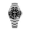 Rolex No Date Submariner 124060-0001 41mm Stainless Steel with Black Dial Watch 2024