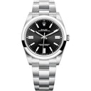 Rolex Oyster Perpetual 41mm 124300-0002 Stainless Steel Watch Black Index Dial 2024