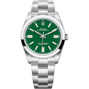Rolex Oyster Perpetual Green Index Dial 124300 41mm Stainless Steel Watch  2022