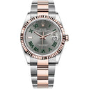 Rolex Datejust 126231-0030 36mm Oyster Stainless Steel & Rose Gold with Wimbledon Dial 2024