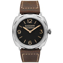 Panerai Radiomir PAM00685 47mm Stainless Steel with Brown Leather Watch Black Dial 2018