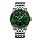 Breitling Navitimer 41mm A17329371L1A1 Stainless Steel Watch Green Dial 2024