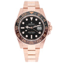 Rolex GMT-Master II 126715CHNR Rootbeer 40mm Oyster Rose Gold Watch Black Dial Box/Papers