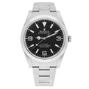 Rolex Explorer 214270 39mm Explorer Black Dial Stainless Steel Watch 3-6-9
