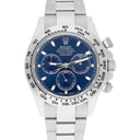 Rolex Cosmograph Daytona White Gold 40mm Blue Dial 116509 Complete 2021