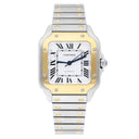 Cartier Santos W2SA0016 Two Tone Yellow Gold Automatic Watch 35mm Mid-Size