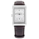 Jaeger LeCoultre Reverso Duo Night Day Size 26x42mm 18K White Gold Watch 270.3.54