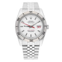 Rolex Datejust Turn-0-Graph 116264 36mm White Gold with White Dial Watch