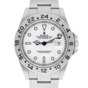 Rolex Explorer II 16570 40mm Stainless Steel White Dial Men's Watch 1999 Papers