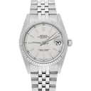 Rolex Datejust 31mm 68274 Silver Index Dial Stainless Steel Watch W/G Bezel Circa - 1984