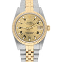 Rolex Datejust 31mm 68273 Champagne Dial Stainless Steel/Yellow Gold Watch Circa 1993