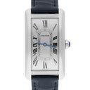Cartier Tank Americaine Large Model Automatic Silver Dial Men's Watch WSTA0083