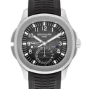 Patek Philippe Aquanaut Travel-Time Steel Black Dial Watch 5164A-001 Box/Papers