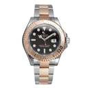 Rolex Yachtmaster 126621 40mm Stainless Steel and Rose Gold with Black Dial Watch 2024