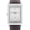 Jaeger LeCoultre Reverso Duo Night Day Size 26x42mm 18K White Gold Watch 270.3.54