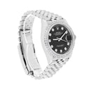 Rolex Datejust 126234 Black 36mm Stainless Steel Jubilee Watch