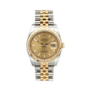 Rolex Datejust 36mm Stainless Steel with Yellow Gold 116233 Watch 2008