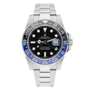 Rolex GMT-Master II Batman Black/Blue Ceramic Steel Oyster Watch 116710