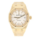 Audemars Piguet Royal Oak Selfwinding 15450BA.OO.1256BA.01 37MM White Index Dial Yellow Gold Watch UNWORN