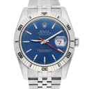 Rolex Datejust 116264 Turn-0-Graph 36mm White Gold Blue Dial Watch