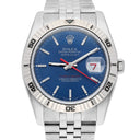 Rolex Datejust Turn-0-Graph 116264 36mm White Gold with Blue Dial Watch