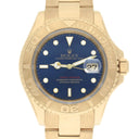 Rolex Yacht-Master 40mm Yellow Gold Blue 16628 Original Papers and Service Card