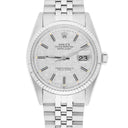 Rolex Datejust 36mm Stainless Steel 16014 Silver Linen Dial, Circa 1987
