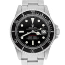 Rolex 40mm 'Red Submariner' 1680 Stainless Steel Black Watch 'Feet First' 1978