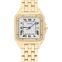 Cartier Panthere 29mm Ladies Large 18K Yellow Gold Watch with Diamonds 887968
